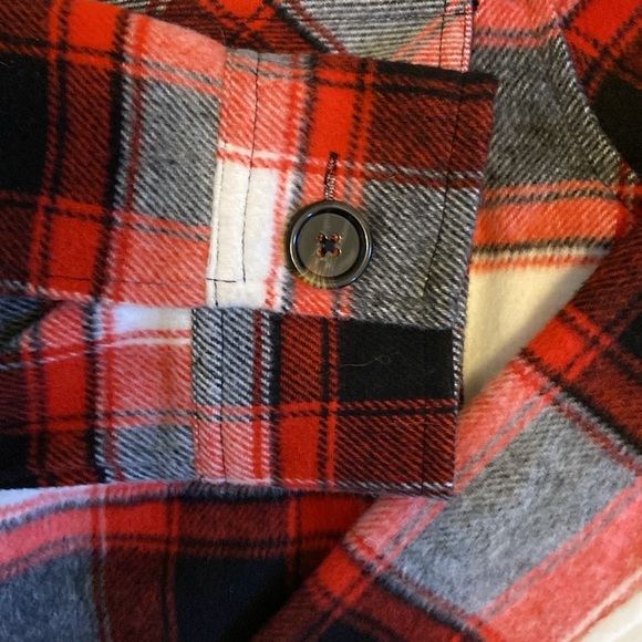 Flannel Shacket Steve Madden Jacket sz. L - Picture 4 of 4